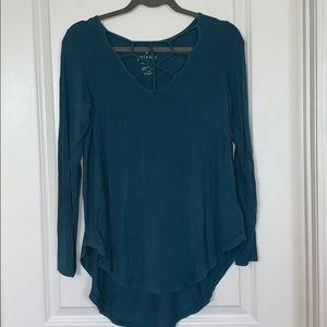 Blue long sleeve American Eagle